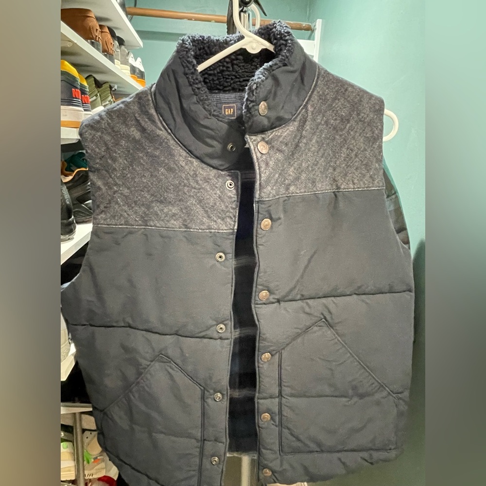 Gap x Pendleton Collaboration Denim Vest Size Medium. Brand New.